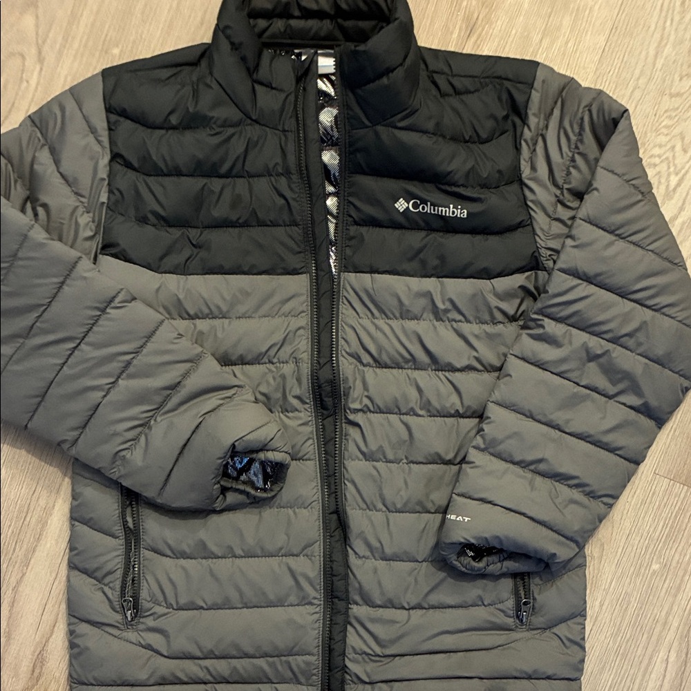 Columbia Two-Tone Black and Gray Jacket